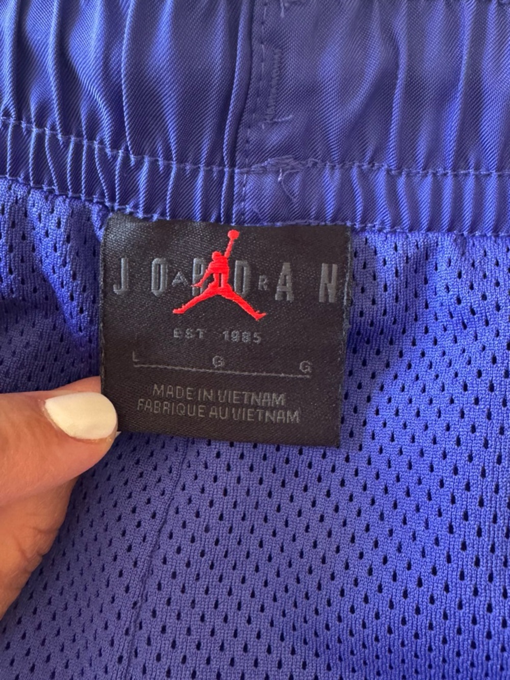 Men's Jordan Poolside Shorts Purple - Picture 8 of 8